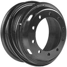 Колесный диск Accuride (KRONPRINZ) Грузовой автомобиль 8.5х20/10х335 D281 10мм ET163 черный (6520-3101012-10) без вент.